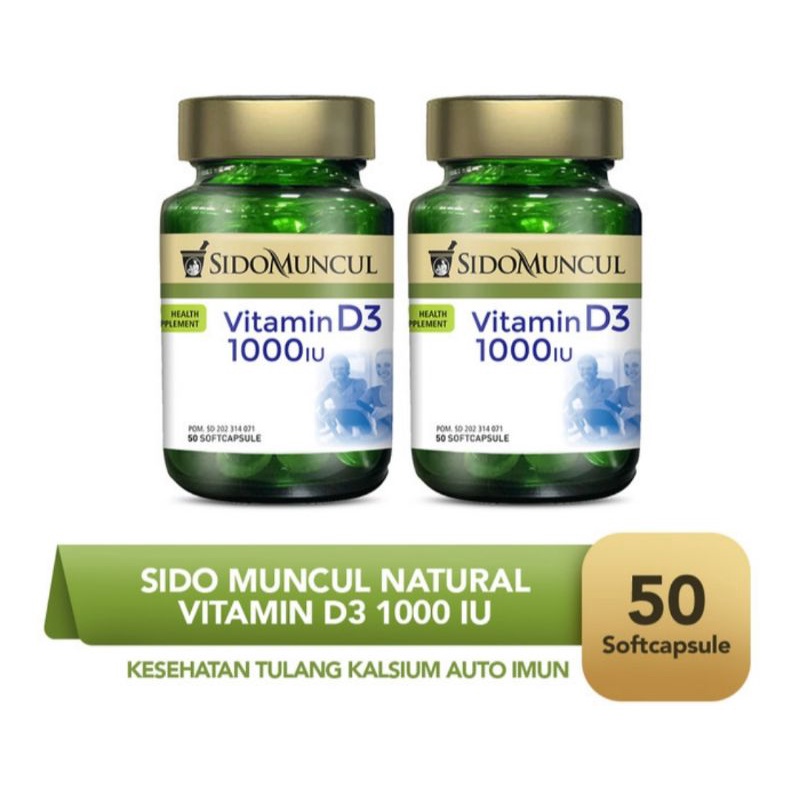 Vitamin D3 1000iu Sidomuncul