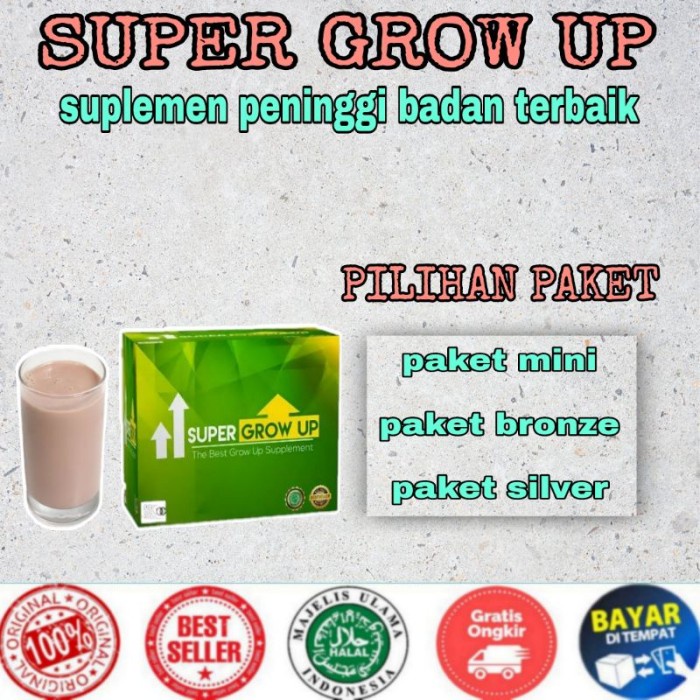 

[ COD ] SUPER GROW UP | SUPERGROW UP SUSU PENAMBAH TINGGI BADAN 100%