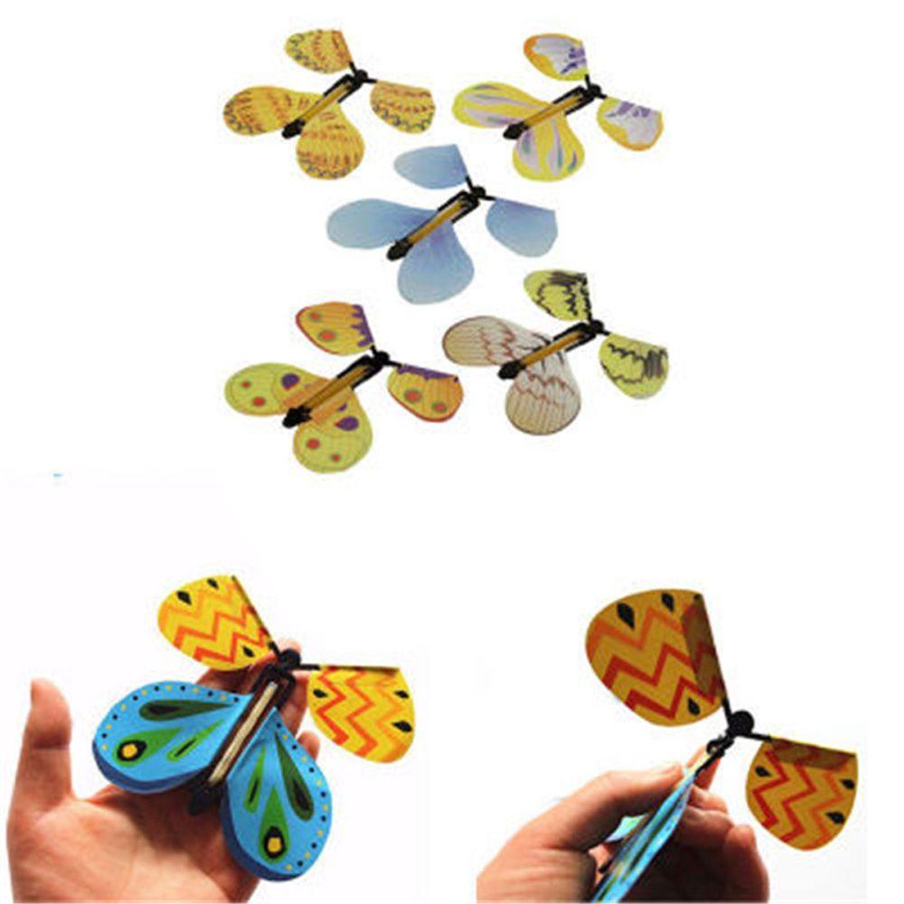 [Elegan] Magic Butterfly Prank Hadiah Anak Butterfly Card Trick Props Ulang Tahun Kejutan Prank Mainan