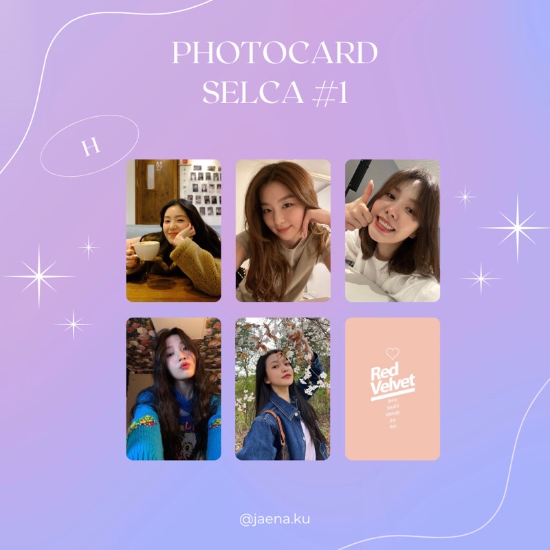 [RED VELVET] PHOTOCARD SELCA #1 RED VELVET ‼️BACA DESKRIPSI‼️