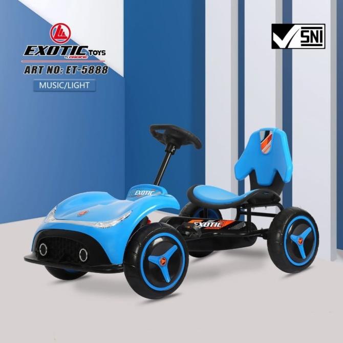 READYY ET-5888 exotic gokart gowes / mainan anak gokart ET5888 TERLARIS