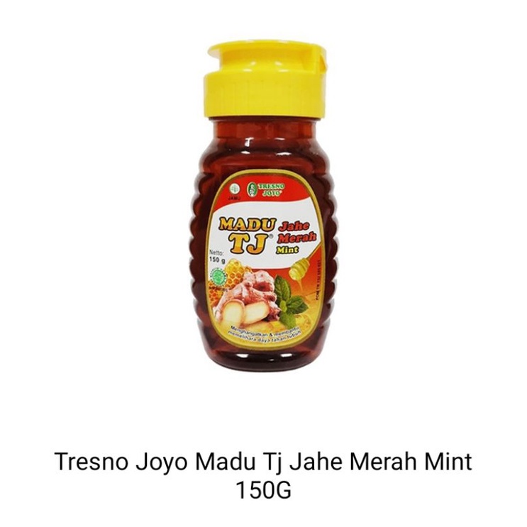 

tresno Joyo madu tj jahe merah mint 150gr