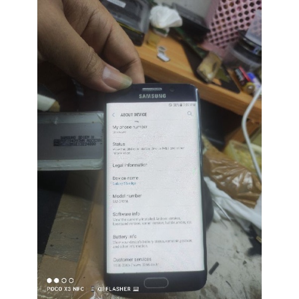 LCD ONLY S6 EDGE ORI SEIN COPOTAN