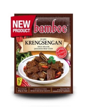 

Bumbu instan Bamboe krengsengan daging ayam