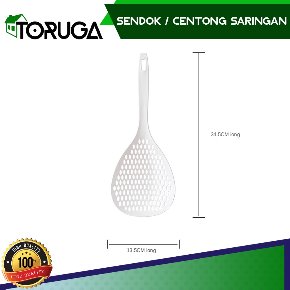 Sendok Mie Silikon Saringan Besar Bakso Bahan Silicon Masak Kuah Sayur