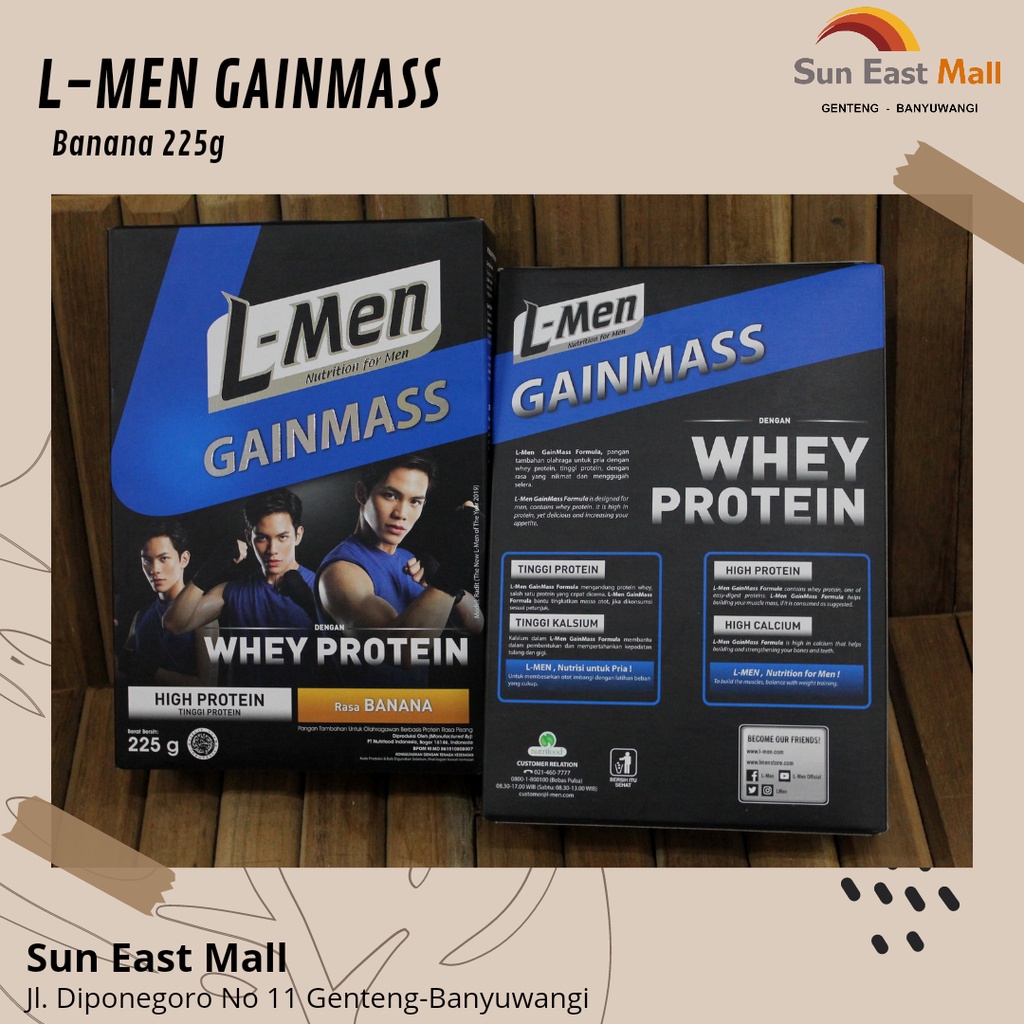 Jual L Men Gainmass Banana 225g Shopee Indonesia