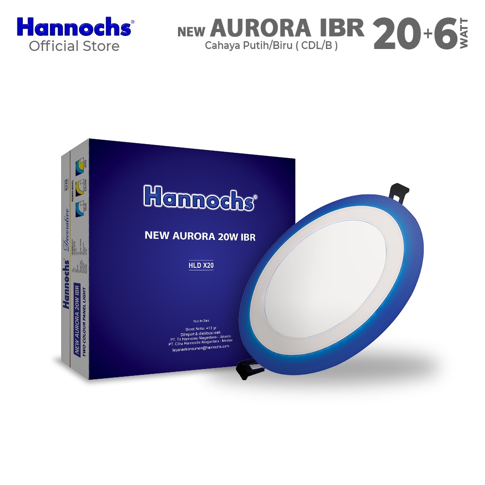 Hannochs New Aurora 20 Watt IBR CDL - Cahaya Putih