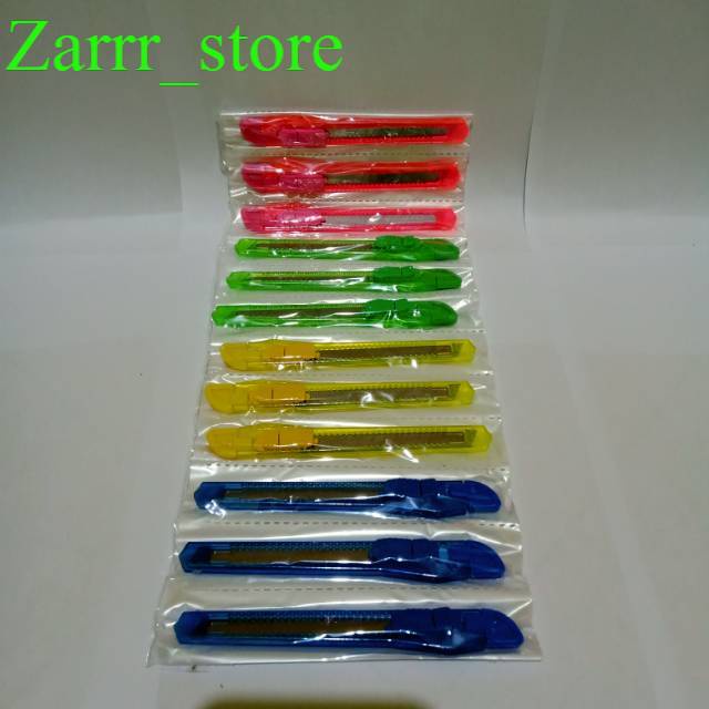 

12 PCS 1 RENTENG Cutter Kater Kecil