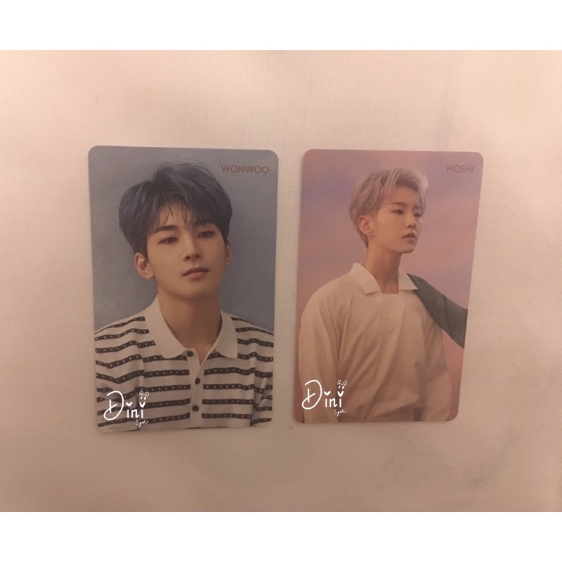 Photocard HMV Fallin' Flower (Wonwoo, Hoshi)