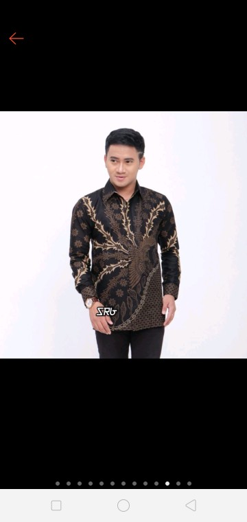 [ Bisa Cod ] Baju Batik Lengan Panjang Kemeja Batik Kondangan Batik Id 003 Best Seller