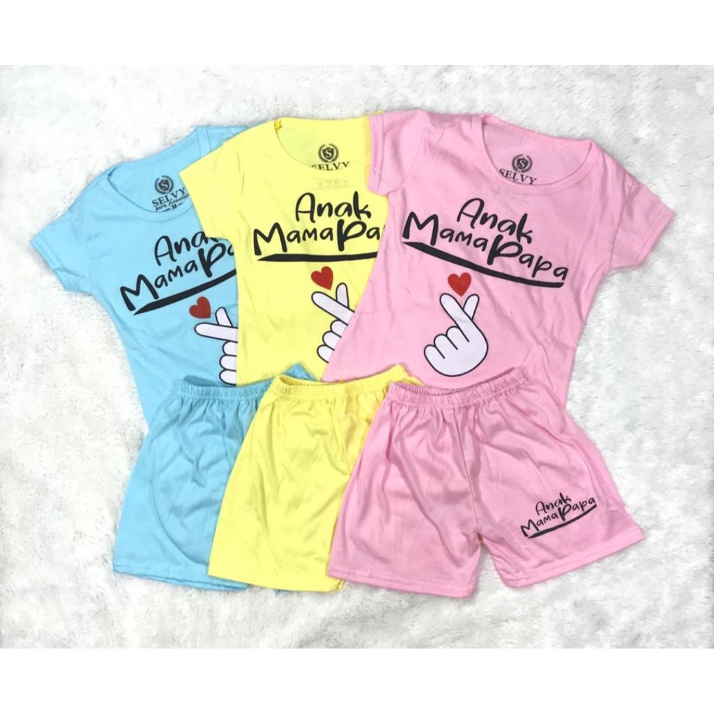 Baju Setelan anak mama papa
