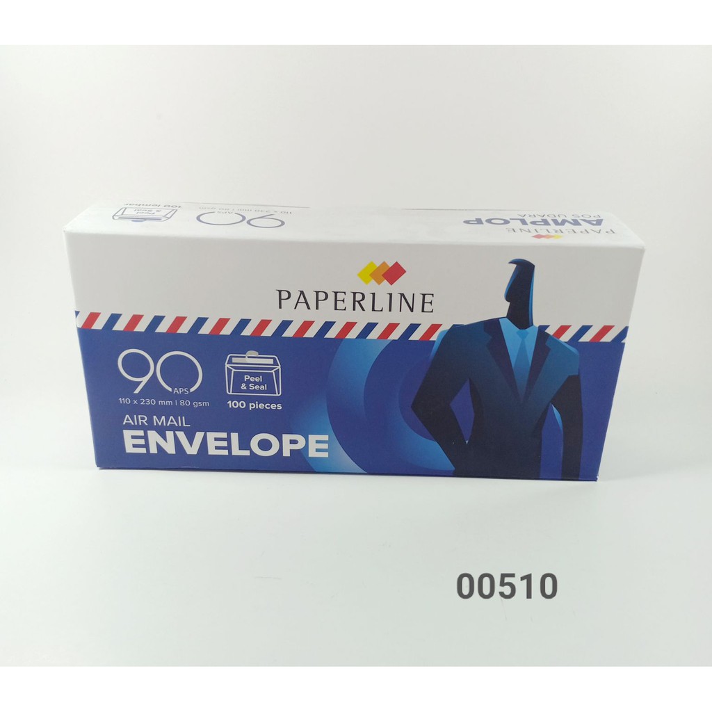 

Amplop Paperline AirMail 90 With Seal (Perekat) (1 Pak) - 00510