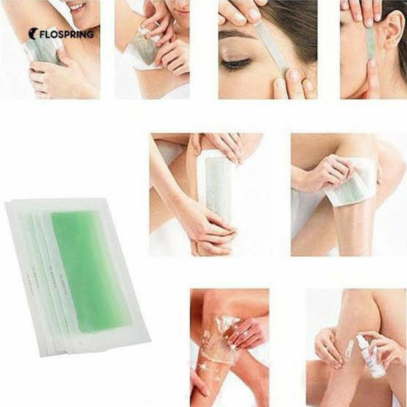 Hair Removal Strip Pencabut Bulu Waxing Strip Paper Wax Cold Wax