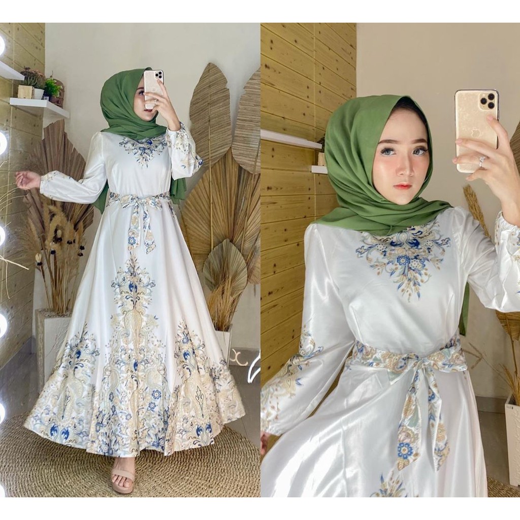 ✨NEW ARRIVAL✨GAMIS SILK ORI BANGKOK PREMIUM