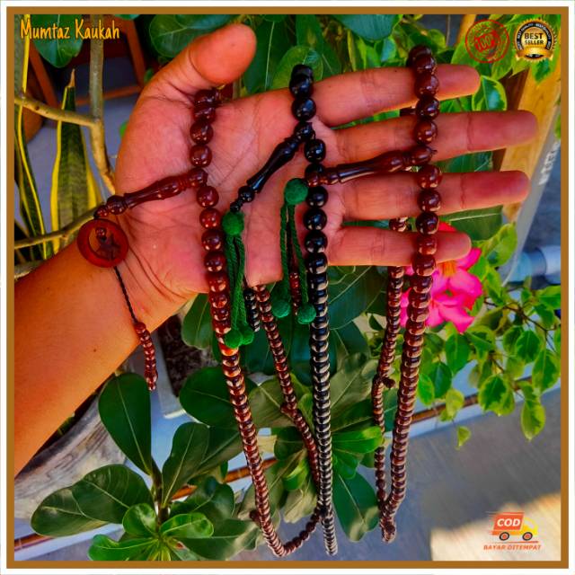 Tasbih kaoka kaukah 99 butir 10mm original kokka kauka kaokah