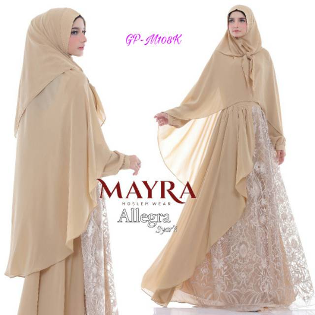 DRESS GAMIS SYARI ALLEGRA BY MAYRA ORI