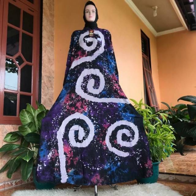 Gamis Twill Batik Pekalongan, Batik Murah, Batik Ori