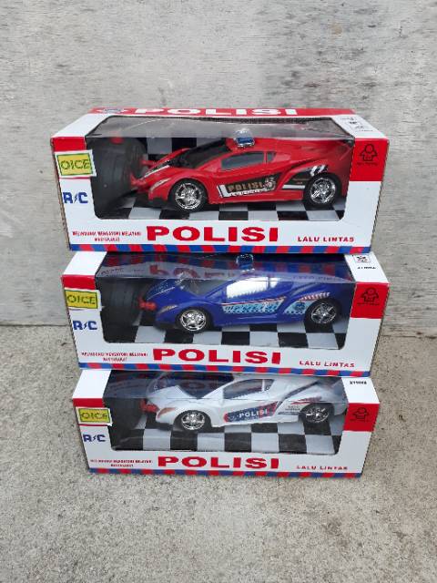 RC POLICE CAR - MAINAN REMOTE CONTROL ANAK - EDUKASI RADIO CONTROLE