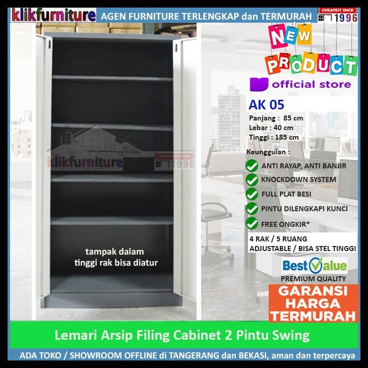 

BEST SELLER !!! LEMARI ARSIP FILING CABINET BESI 2 PINTU FULL PLAT AK 05 TERLARIS