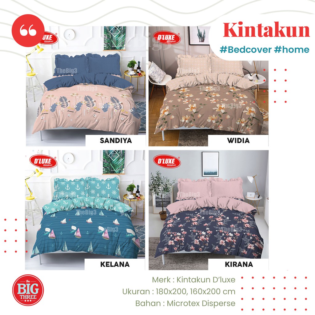 Jual KINTAKUN Bedcover + Sprei 180x200 / 160x200 Bimala Candramawa ...