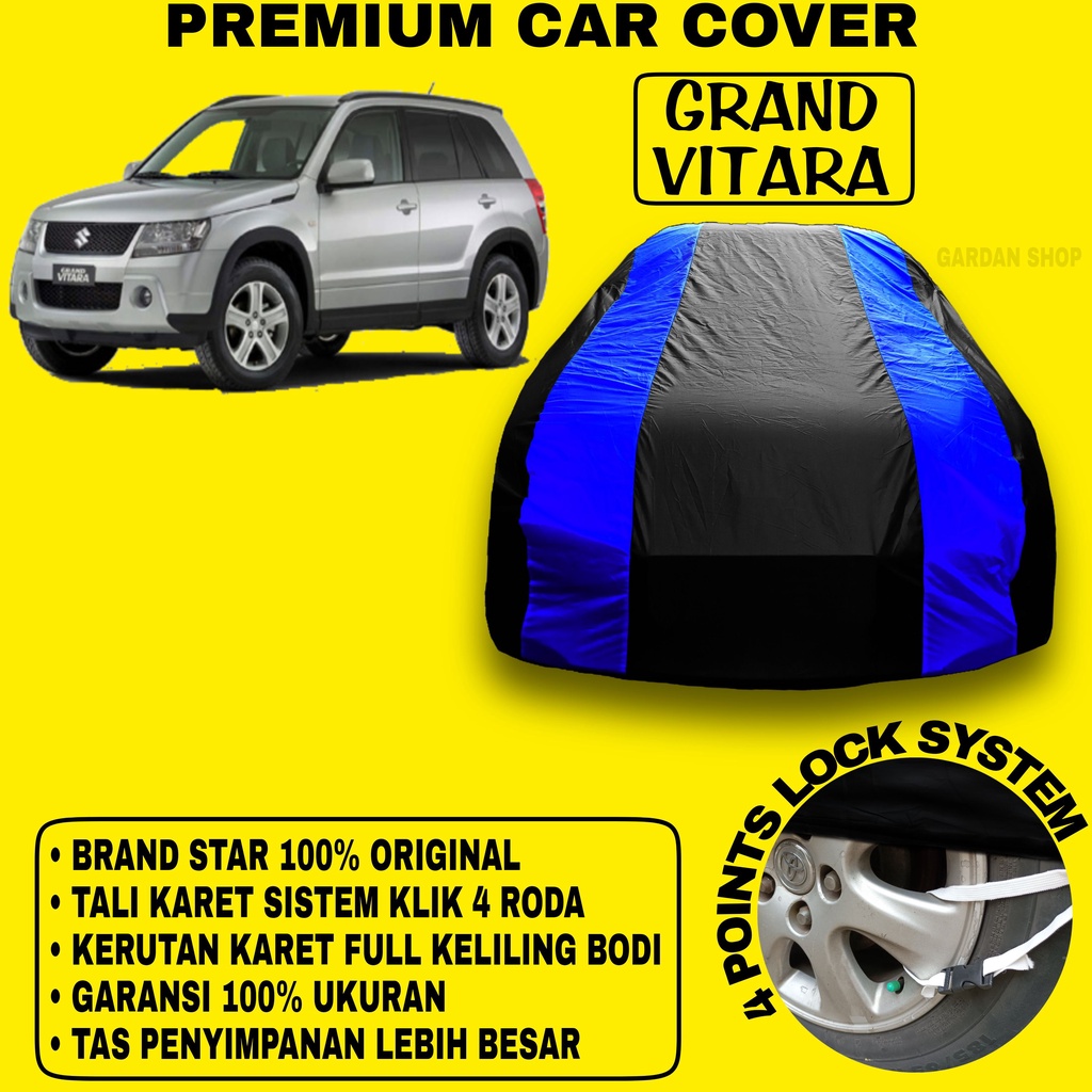 Body Cover GRAND VITARA Sarung BIRU Penutup Pelindung Bodi Mobil Suzuki Grand Vitara PREMIUM Blue