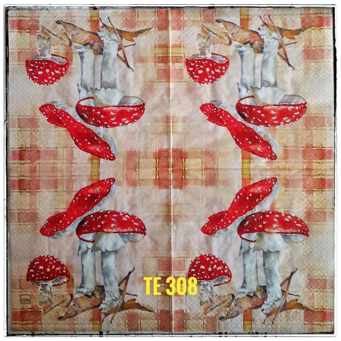 Tisu eropah ukuran 33x33 cm 1 pack= 20 pcs tidak campur motif 022