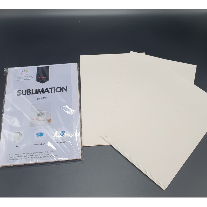 Kertas Sublim Sublimation Paper Ukuran A4