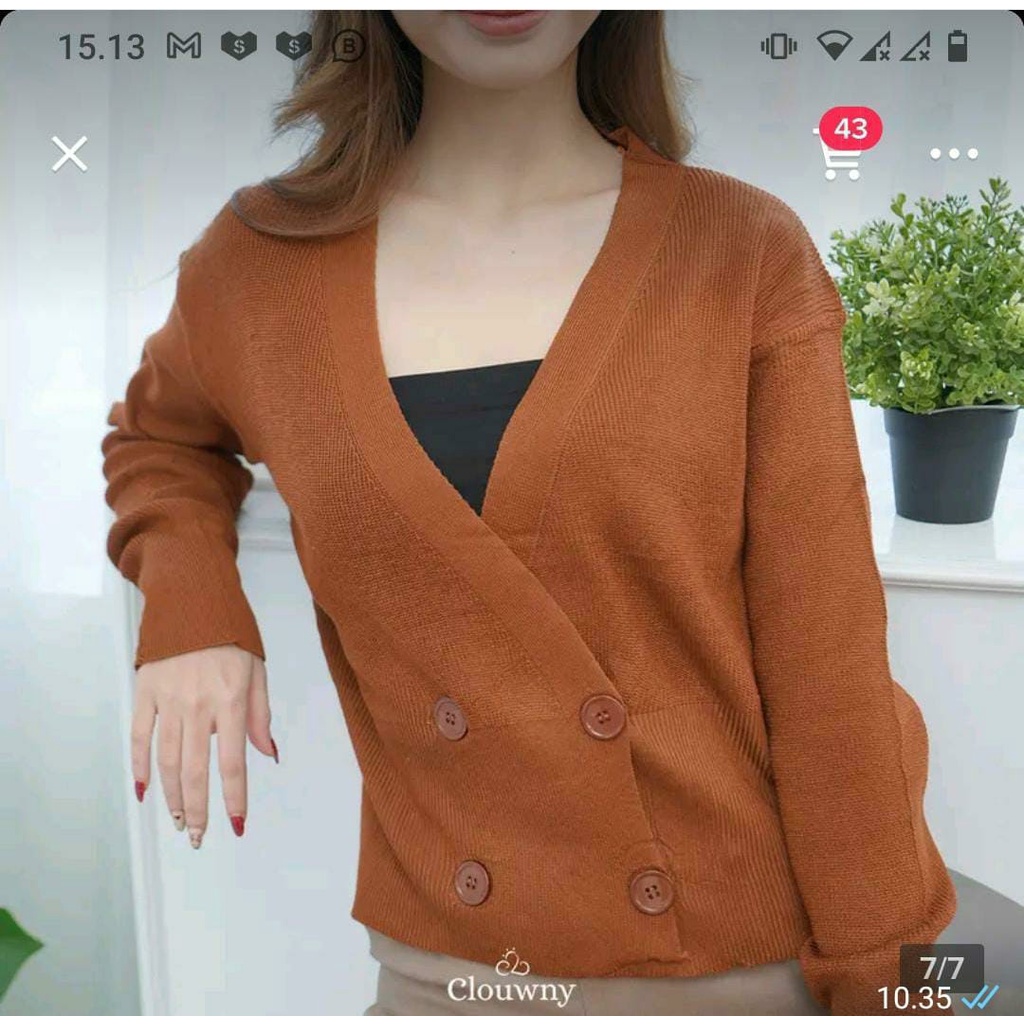 OUTER MONICA RAJUT PREMIUM HALUS