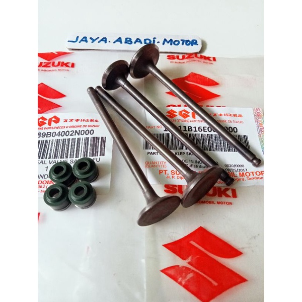 Payung klep+seal klep isi4 Suzuki Satria Fu 150-Ori Sgp