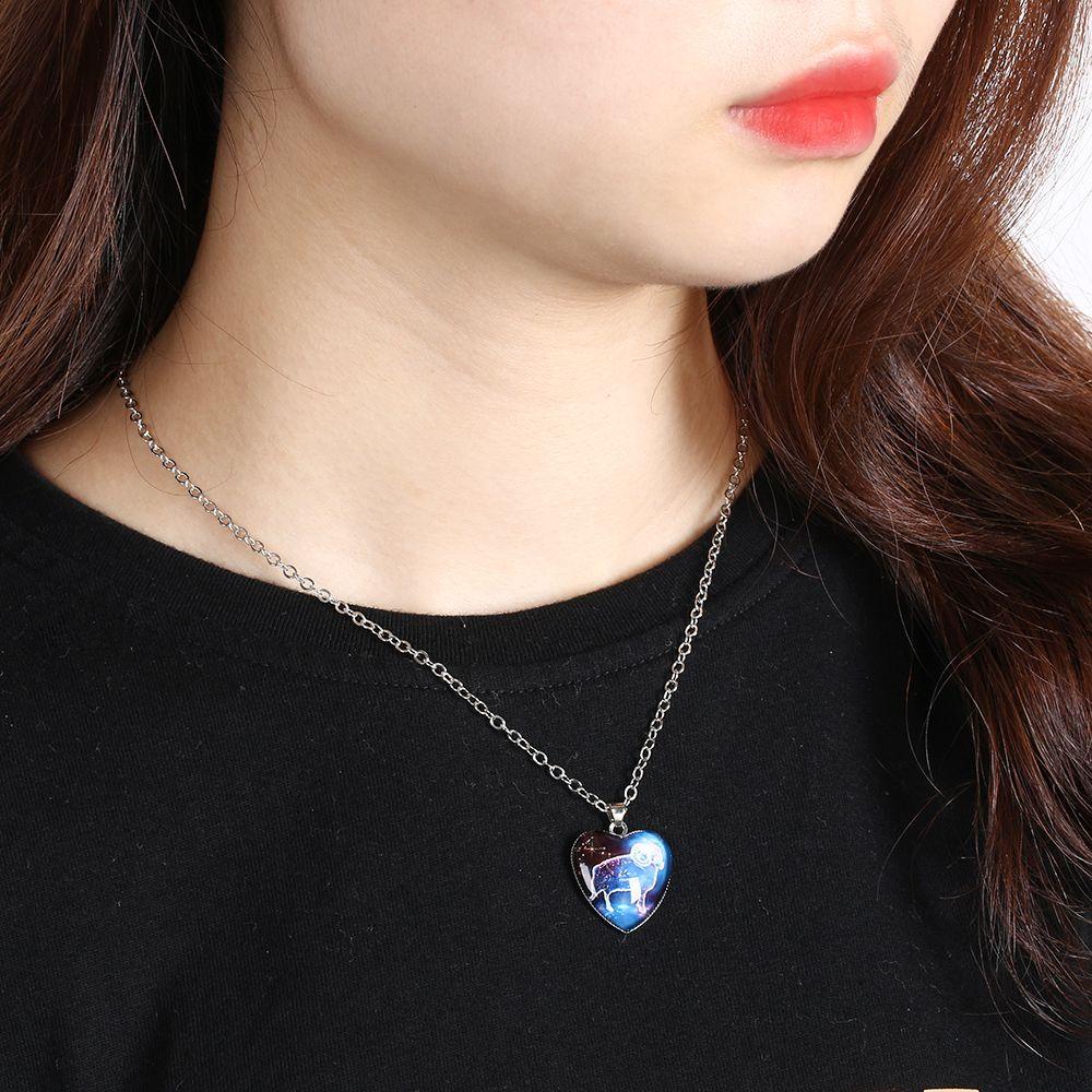 Kalung LILY Constellation Fashion Baru Hadiah Ultah Terbaik Leo Libra Scorpio Sagitarius