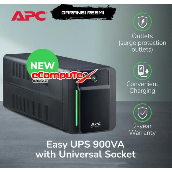 UPS APC BVX900LI-MS / BVX 900LI-MS 900VA 480W - GARANSI RESMI