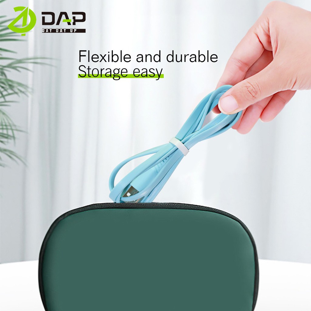 DAP Kabel Data CB Series Micro Type C &amp; Lightning 100cm 2.4A Fast Charging - Garansi 1 Tahun