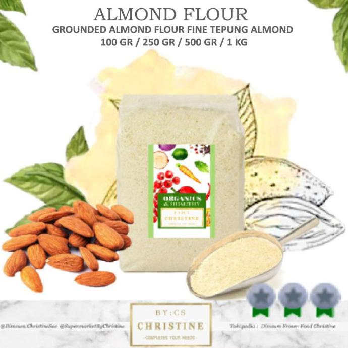 

ORGANIC ALMOND FLOUR TEPUNG ALMOND ORGANIK NATURAL TEPUNG ALMOND 250