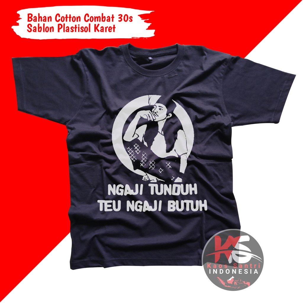 KAOS SANTRI // KAOS SANTRI SALAFI // KAOS DAKWAH // KAOS MUSLIM // KAOS DISTRO // KODE L-L1 LENGAN PENDEK