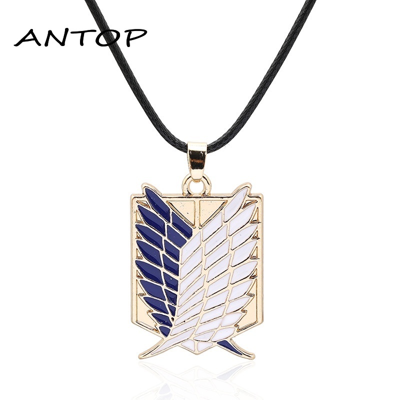 Liberty Wings Liontin Kalung/paduan Pasangan Liontin Aksesoris Fashion Unisex ANTOP