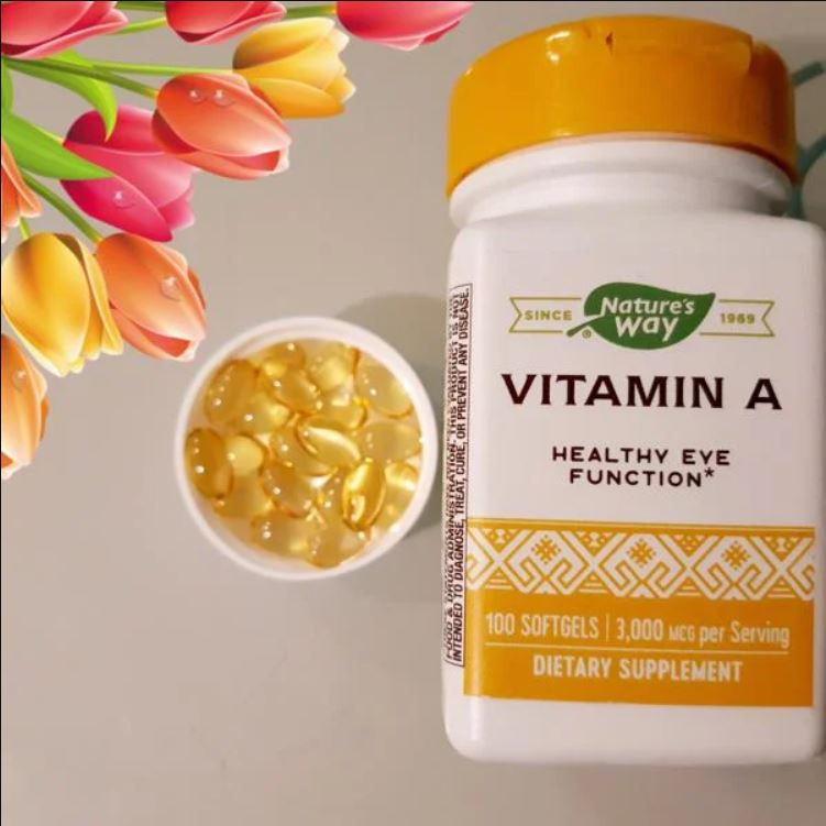 Natures Way Vitamin A 10000 IU 100 Softgels Nature Way Vit A Ori USA