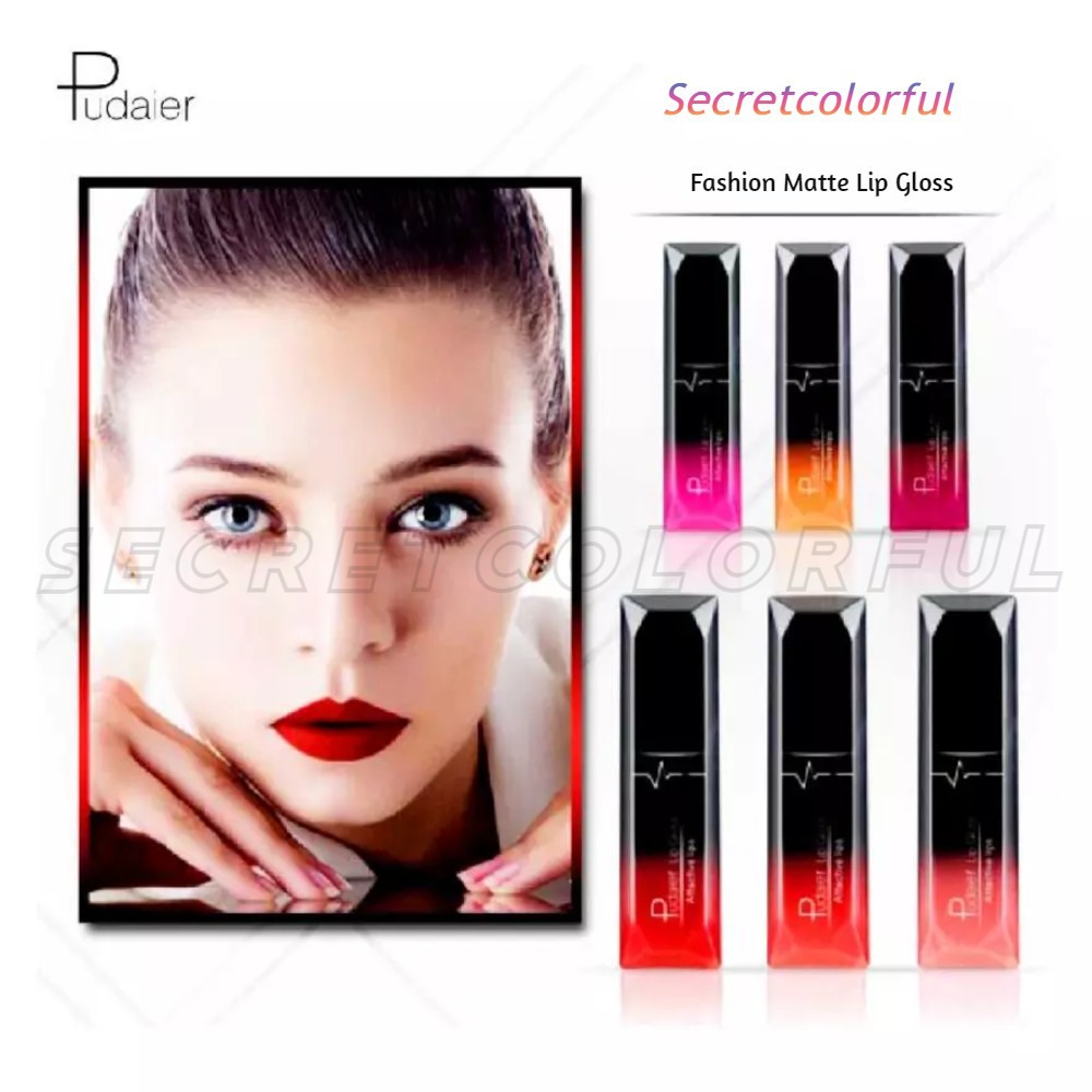 Pudaier Lipstick Cair Liquid Lipstick Matte Waterproof