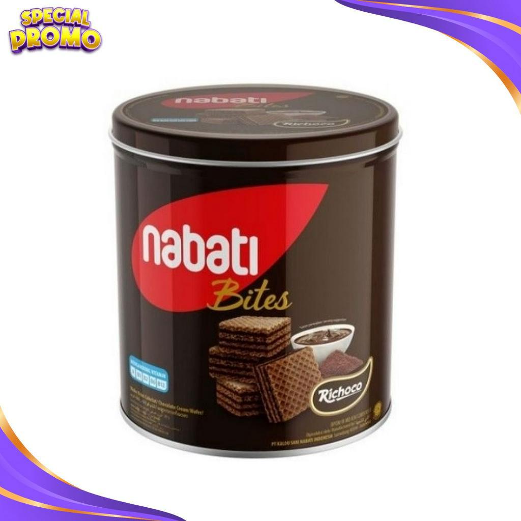 

DIJAMIN ORI NABATI BITES WAFER KALENG 287g COKELAT Hampers Lebaran Jajan Lebaran parcel lebaran