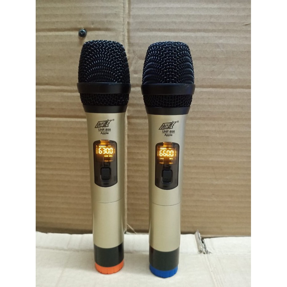 MIC WIRELESS HANDLE PEWIE UHF 898 APPLE