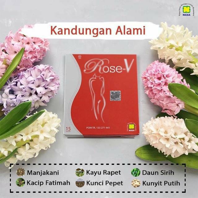 ROSE V Atasi Keputihan Pencegah Kanker Serviks ORIGINAL ROSE-V Merapatkan dan Mengencangkan Miss V