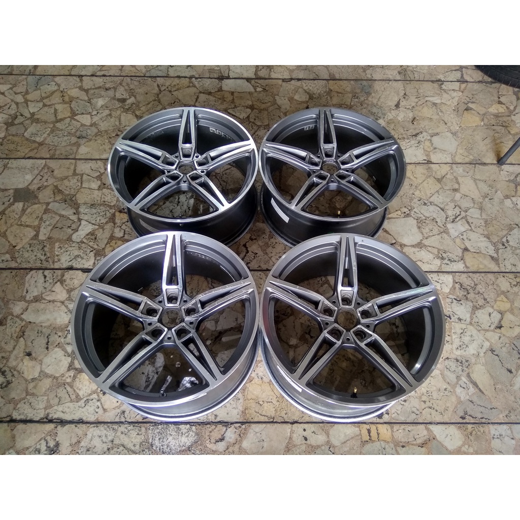 VELG MOBIL BEKAS AC SCHNITZER RING 18 LEBAR 8/9 PCD 5x114 CRV BRV INOVA HRV CRZ CHR CAPTIVA XPANDER 
