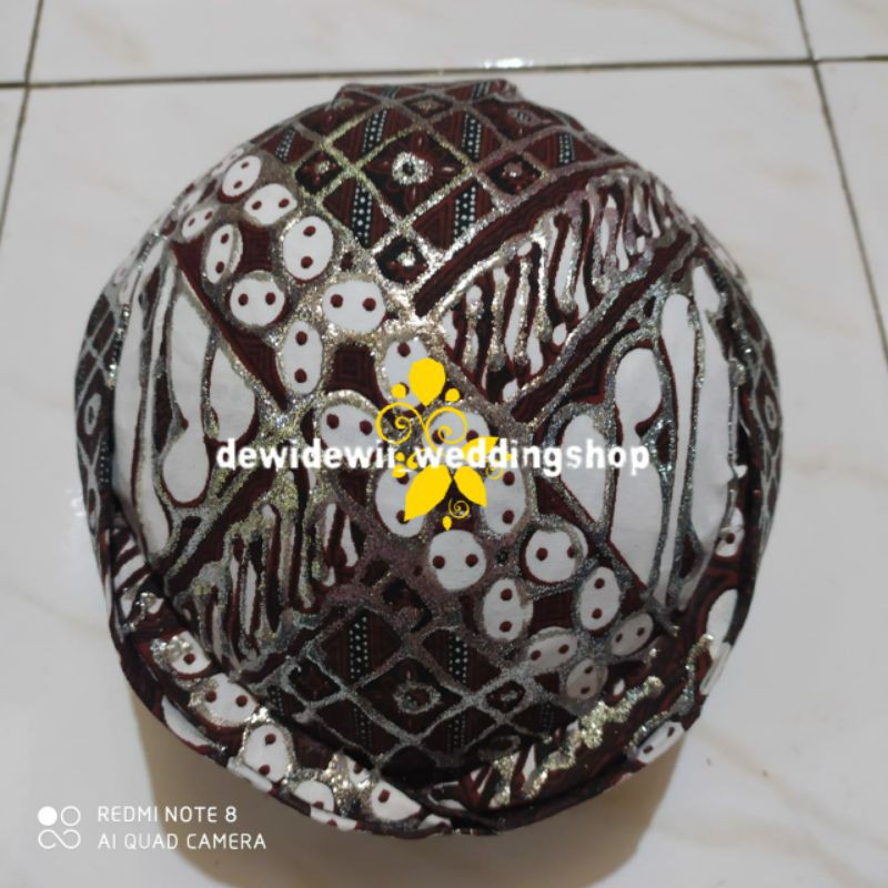 Set Jarik + Blangkon Pengantin, Motif Ciki