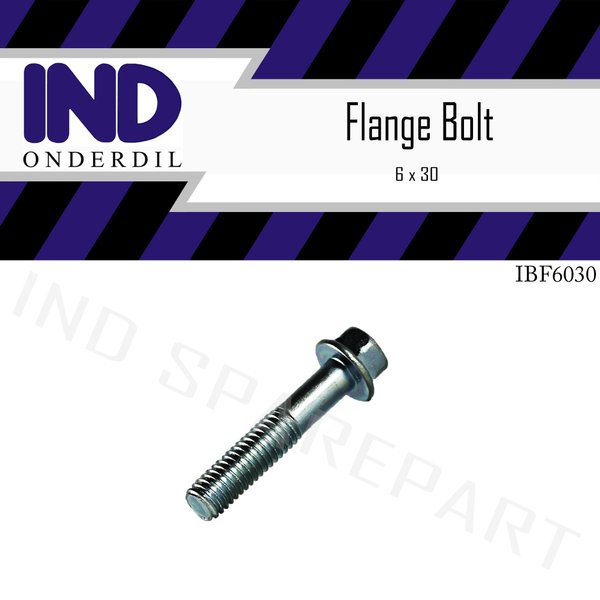 

ASLI BautBaudBolt FlangeTopi M6x306x30 K8Kunci 8