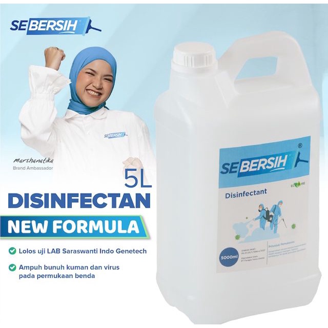 Disinfectant Antiseptik Cairan Disinfektan SEBERSIH 5 Liter