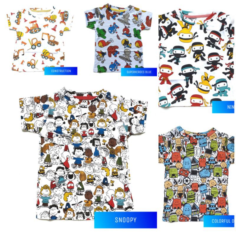 Kaos Anak Laki Print Tee LOOPIE KIDS