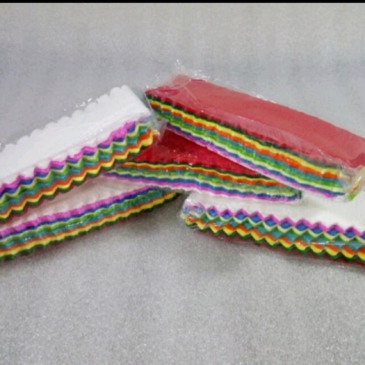 

kertas krep rainbowi/ ketas krep potogan