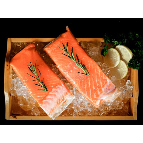 

salmon trout norway portion