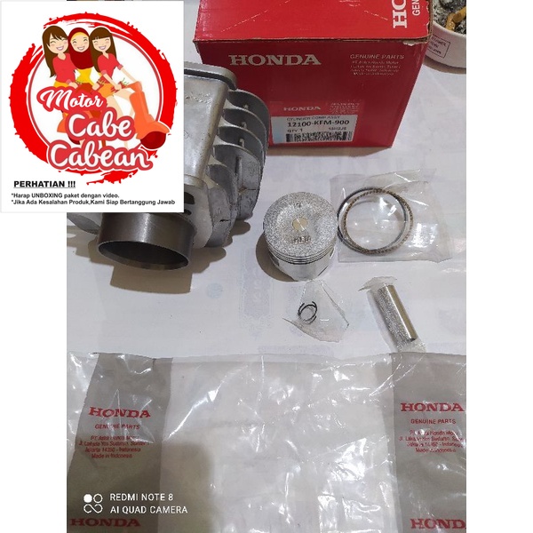 Blok seher boreng piston 1 set lengkap supra fit fit x fit s legenda