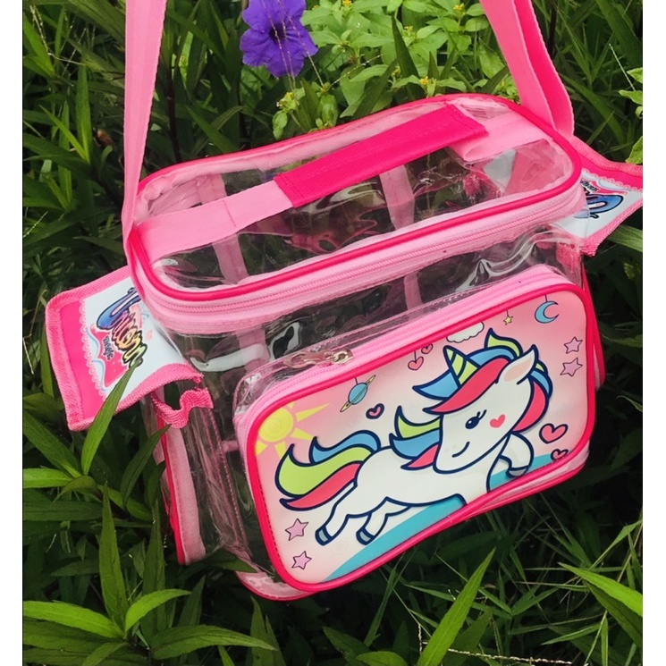 Showme Tas Anak Sekolah Tempat Makan Mika / Sport Premium Karakter UNICORN MAGIC PREMIUM