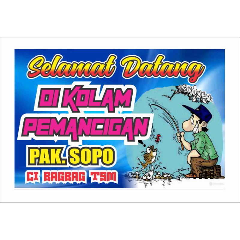 SPANDUK PEMANCINGAN/SPANDUK KOLAM IKAN DLL